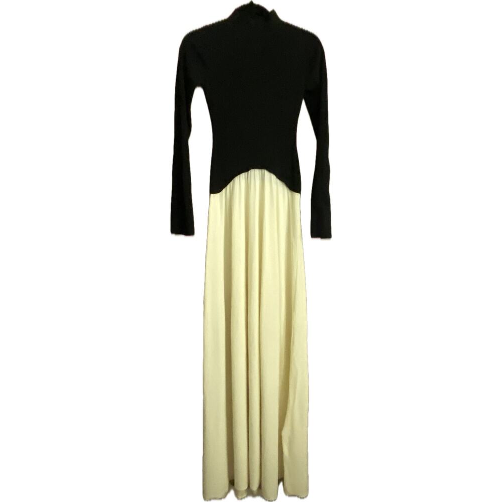 NWT Solid & Striped Soglio Dress Knit Black Cream Ecru Noir Small S - Picture 4 of 6